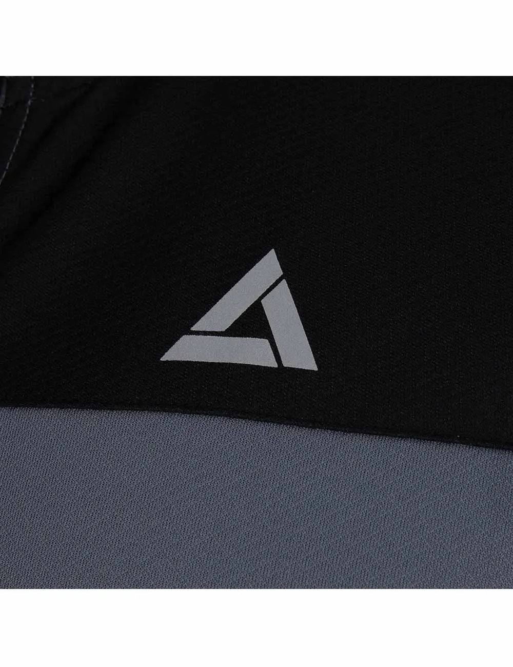 Herren Fahrradtrikot Kurzarm Pro T II Grau-Schwarz Setprodukt