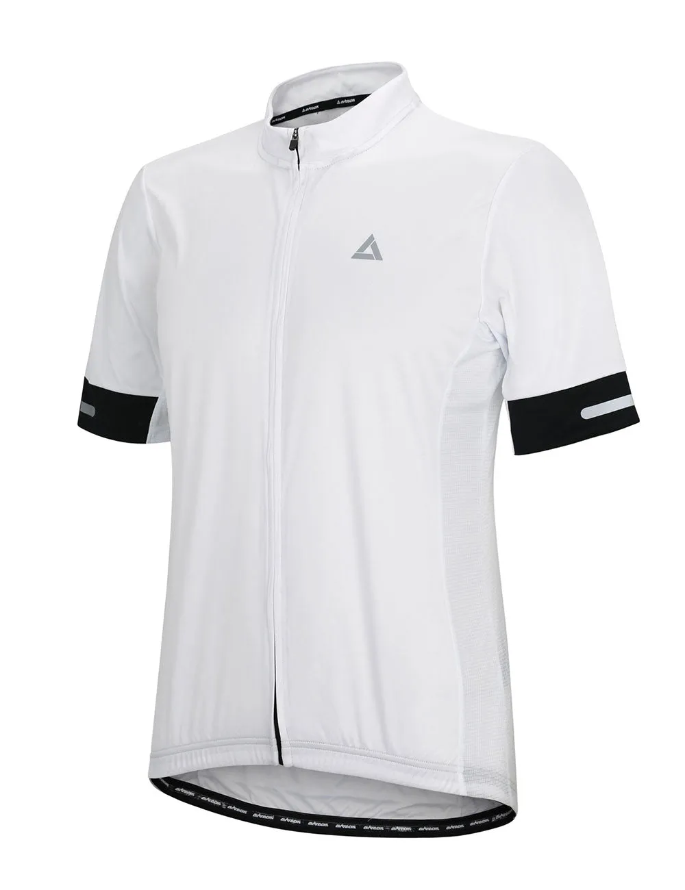 Herren Fahrradtrikot Kurzarm Pro Team Line II Weiß Setprodukt