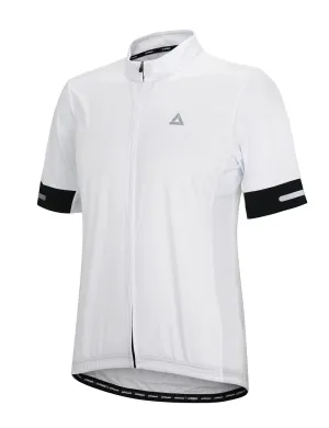 Herren Fahrradtrikot Kurzarm Pro Team Line II Weiß Setprodukt