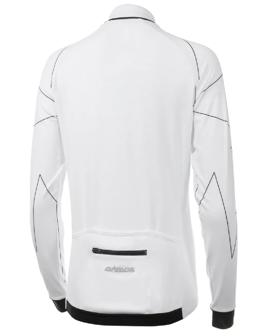 Herren Fahrradtrikot Langarm Pro Line Weiss Setprodukt