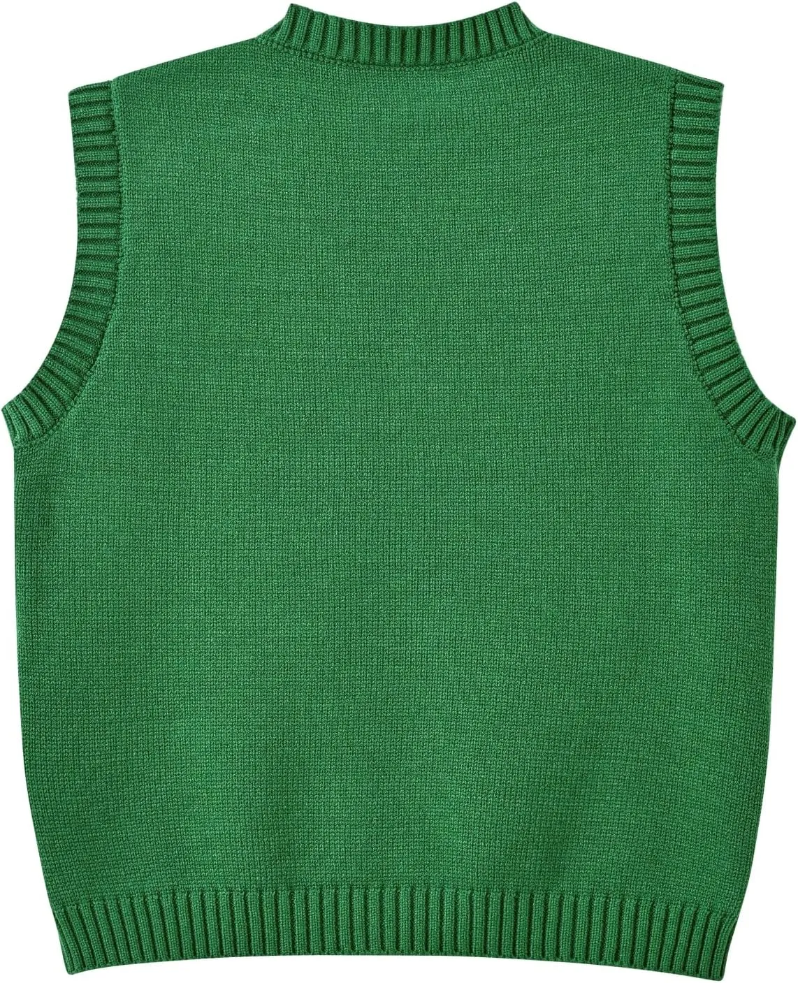 Hyipels Women's Sweater Vest,Y2K Sleeveless Pattern Preppy Style Knitted Crop Tank Top for Girl