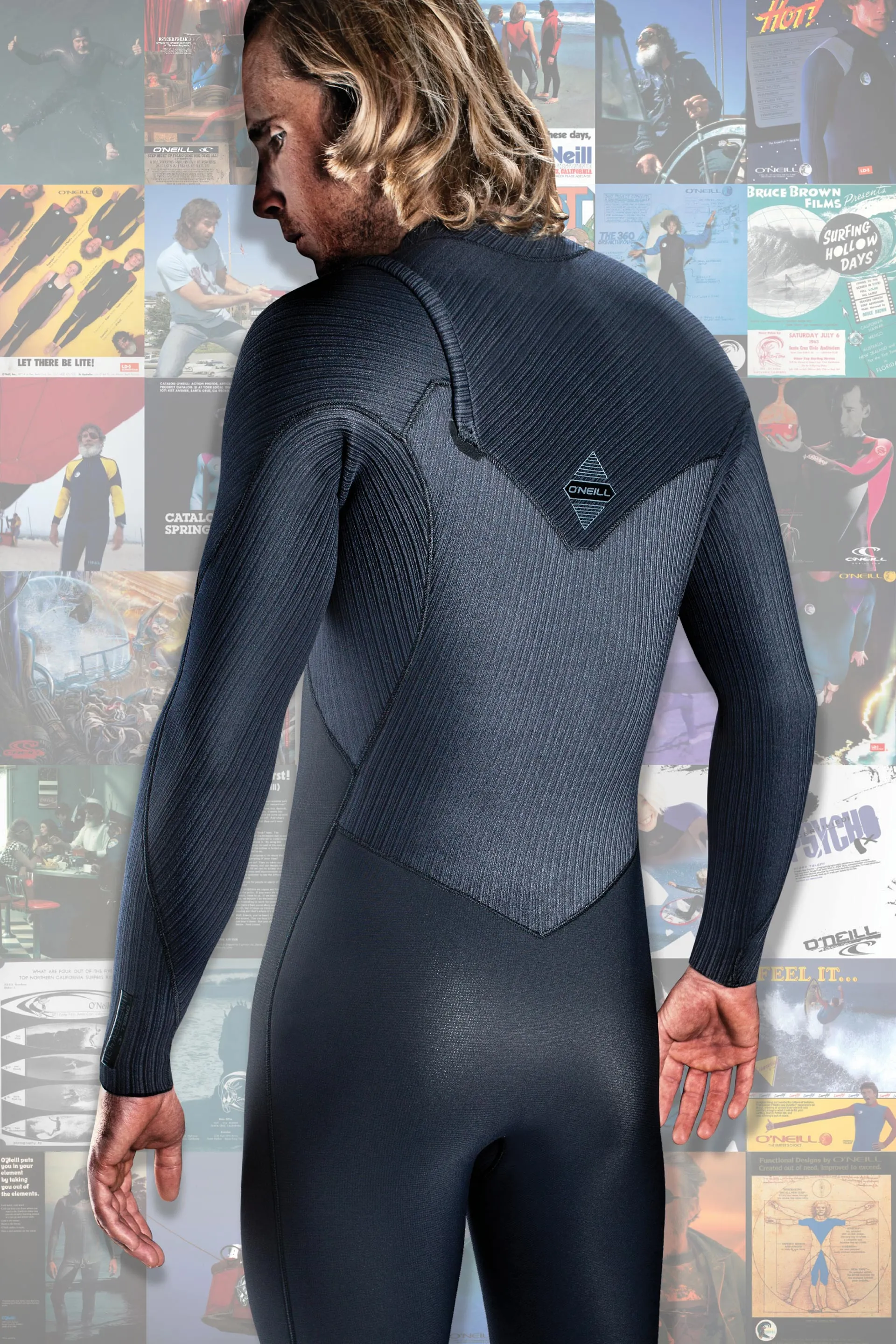HYPERFREAK 3/2MM COMP ZIPLESS FULL WETSUIT