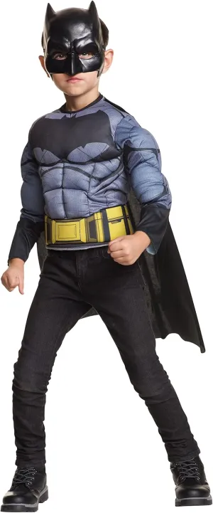 Imagine by Rubie's Child Deluxe Muscle Chest Batman Shirt Costume Set