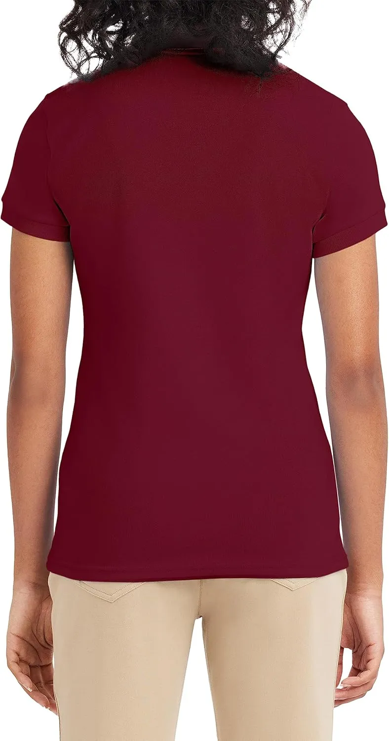 IZOD Junior's Uniform Short Sleeve Interlock Polo
