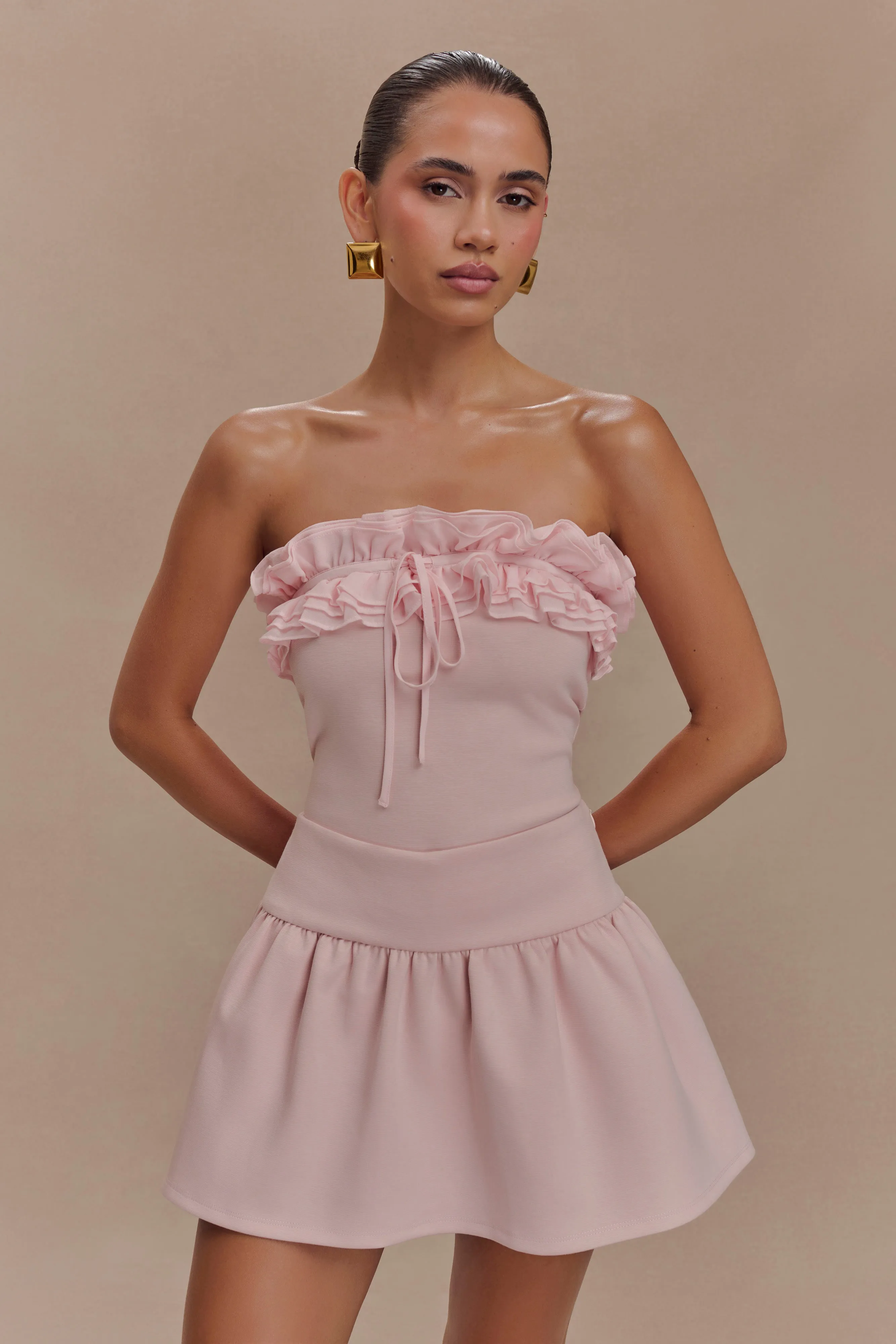 Jennie Frill Mini Skort - Ballet Pink