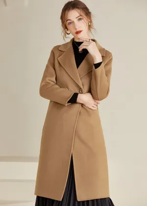 Juliet Two Button Double Face Wool Coat