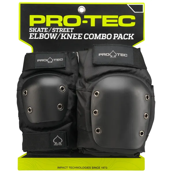Knee/Elbow Pad Set, Black - MD