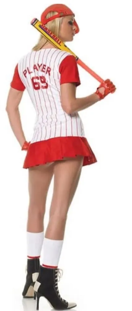 Leg Avenue baseball uniform role play fantasy costume (5-piece, XS)