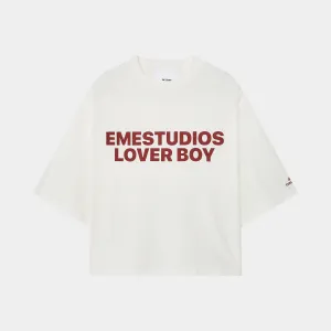 Lover Boy Pearl Cropped Boxy Tee