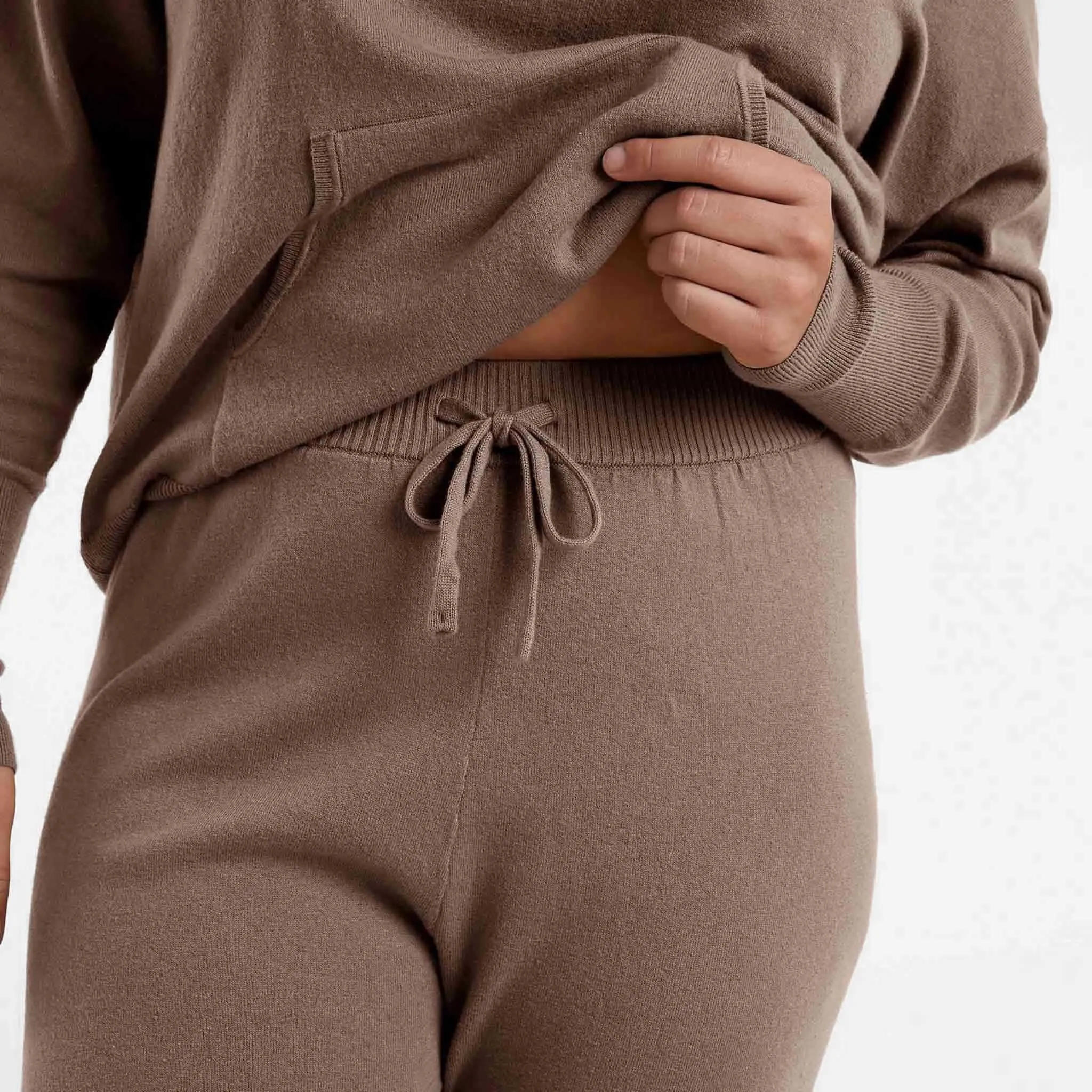 Luxe Knit Jogger | Mocha