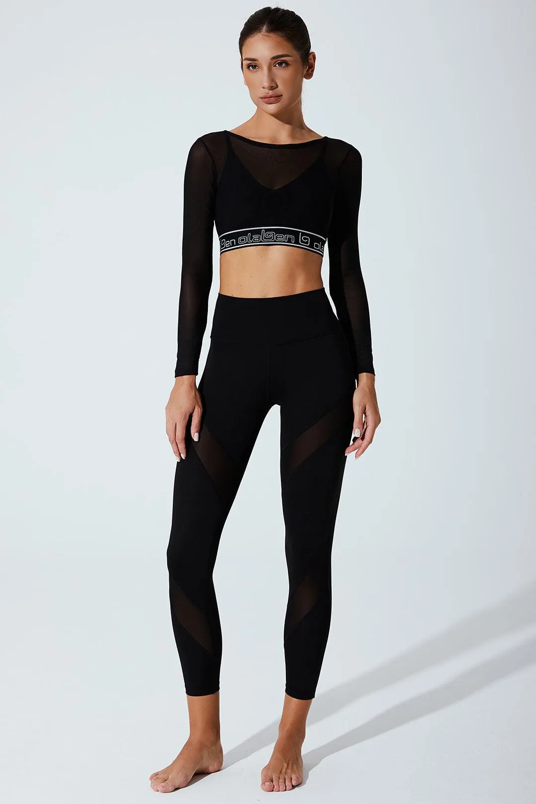 Luziana B'Mesh Top - Black