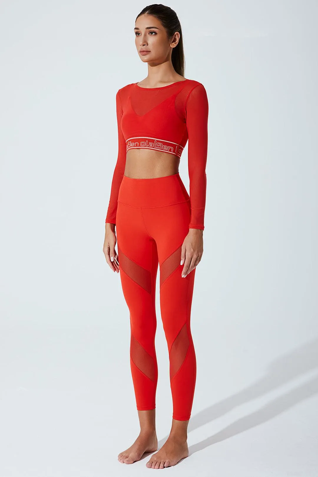 Luziana B'Mesh Top - Red