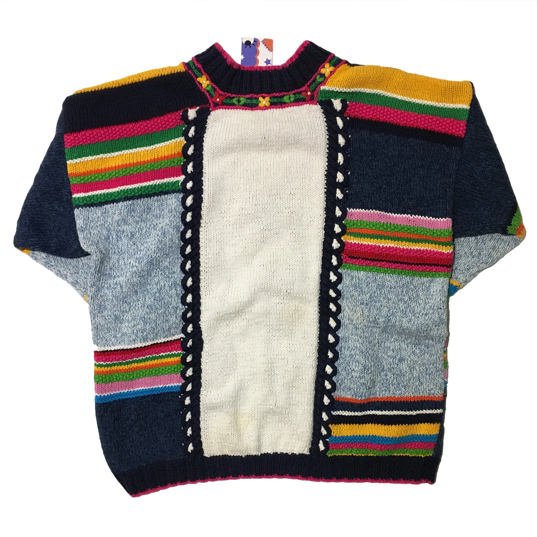 Maggie Floral Cotton Knit Sweater