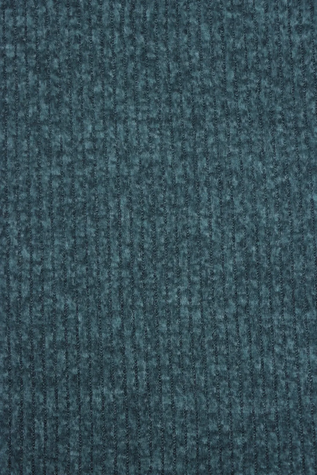 Marled Hunter Green Brushed 4x1 Ribbed Sweater Knit