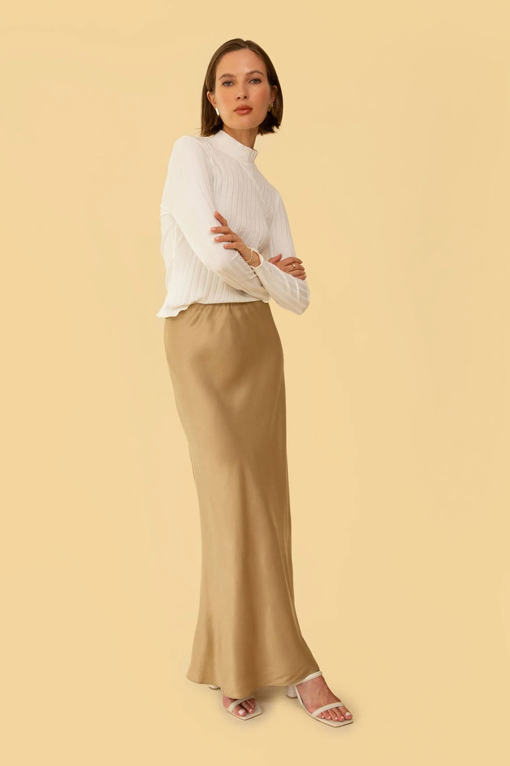 Marni Skirt in Gold