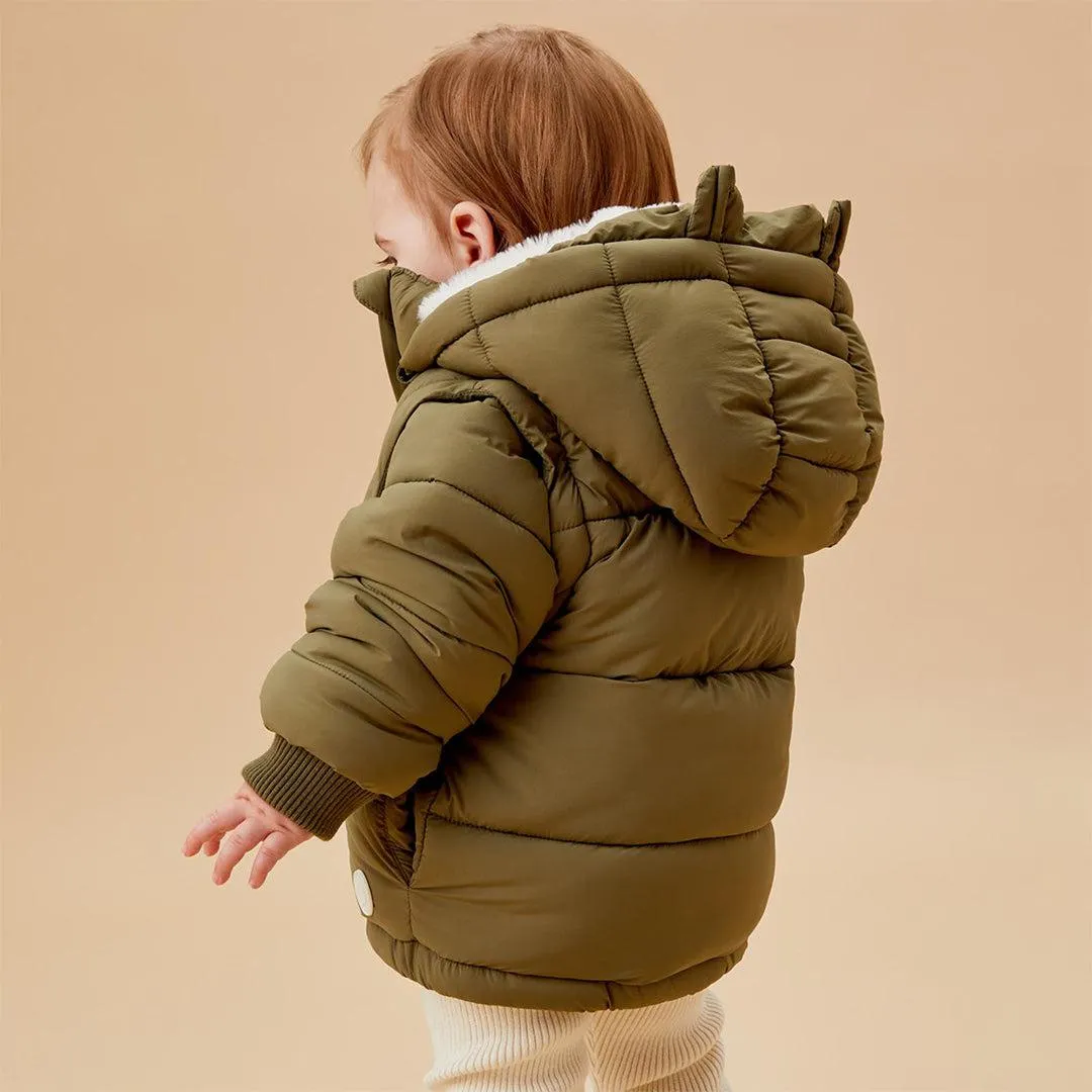 MORI Recycled Waterproof 3-In-1 Padded Coat - Olive