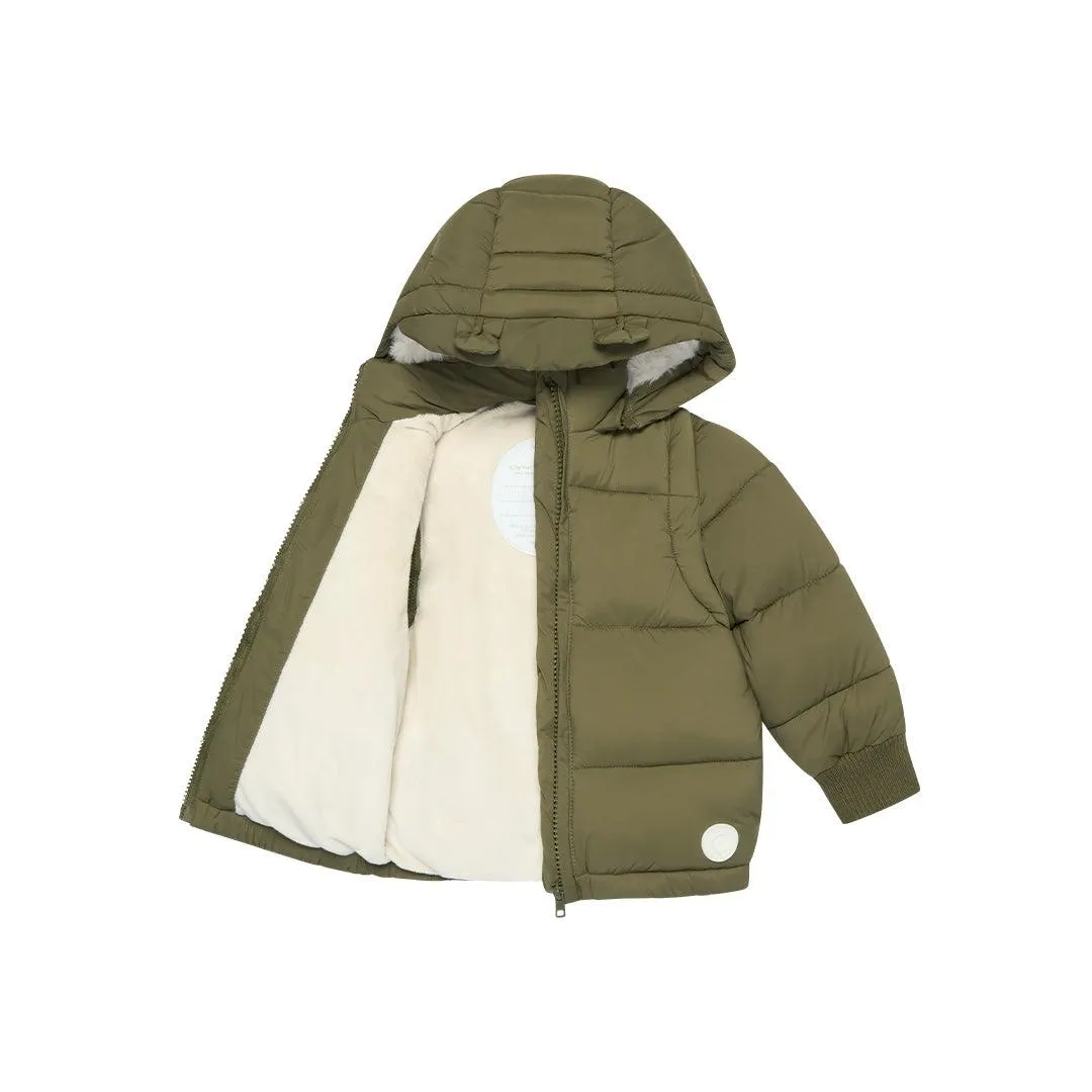MORI Recycled Waterproof 3-In-1 Padded Coat - Olive