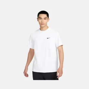 Nike Dri-FIT UV Hyverse Short-Sleeve Fitness Men's Top -White/Black