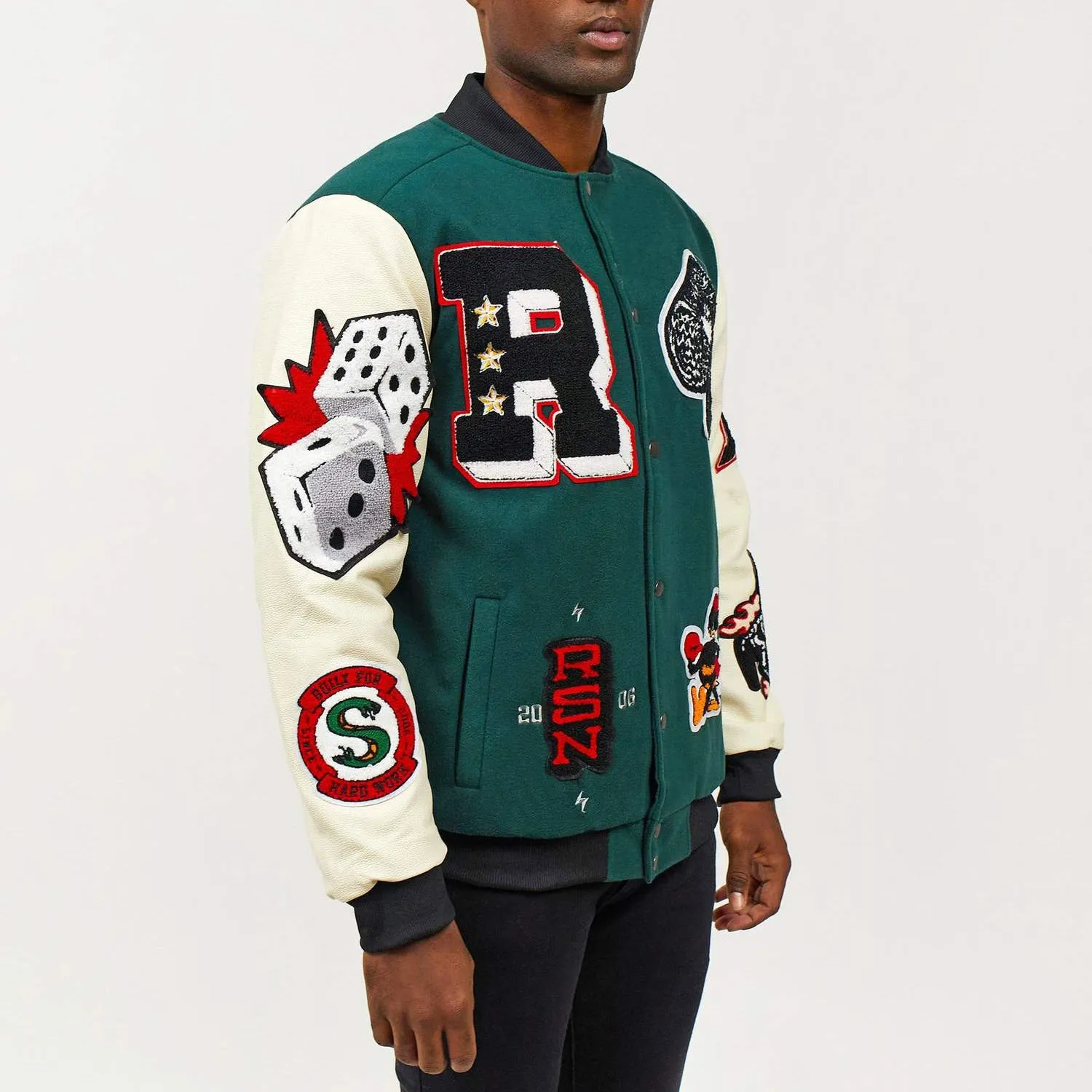 Personalized fashion college style baseball uniform jacket