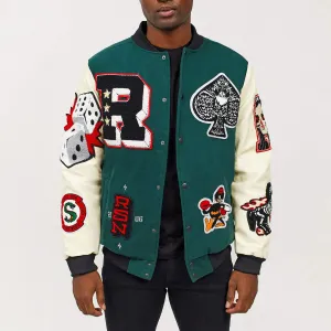Personalized fashion college style baseball uniform jacket