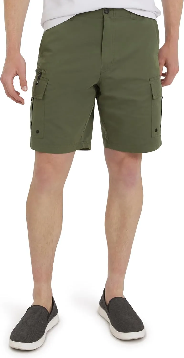 Quiksilver Men's Regular Fit Fixed Waist Water Friendly Active Hybrid Cargo Shorts (32-42