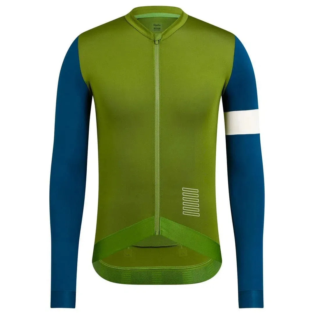 RAPHA Pro Team Training Long Sleeve Jersey - TLB Green/Teal