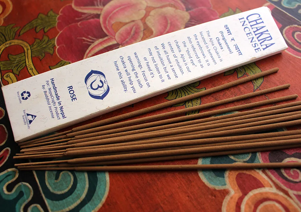 Rose Third Eye Chakra Incense