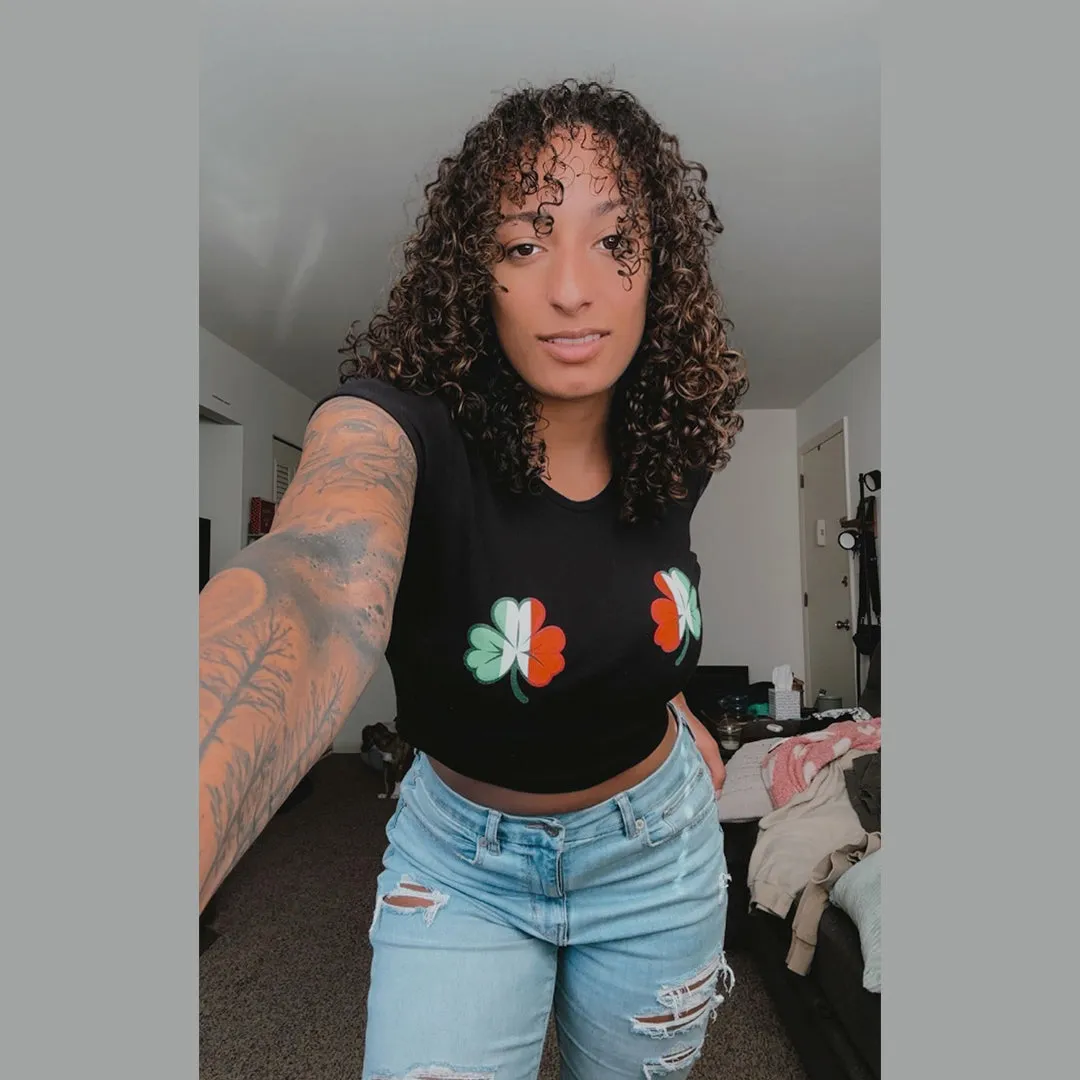 Shamrock Cropped Tee