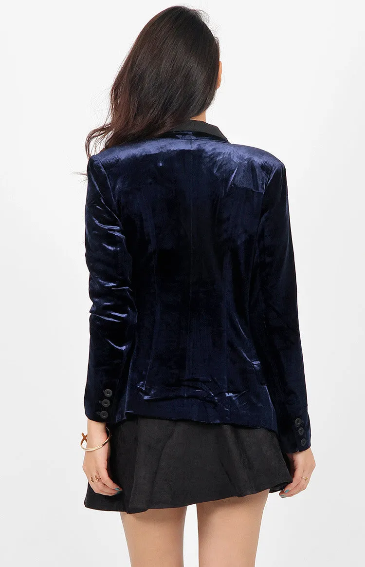 Staple The Label Velvet Blazer