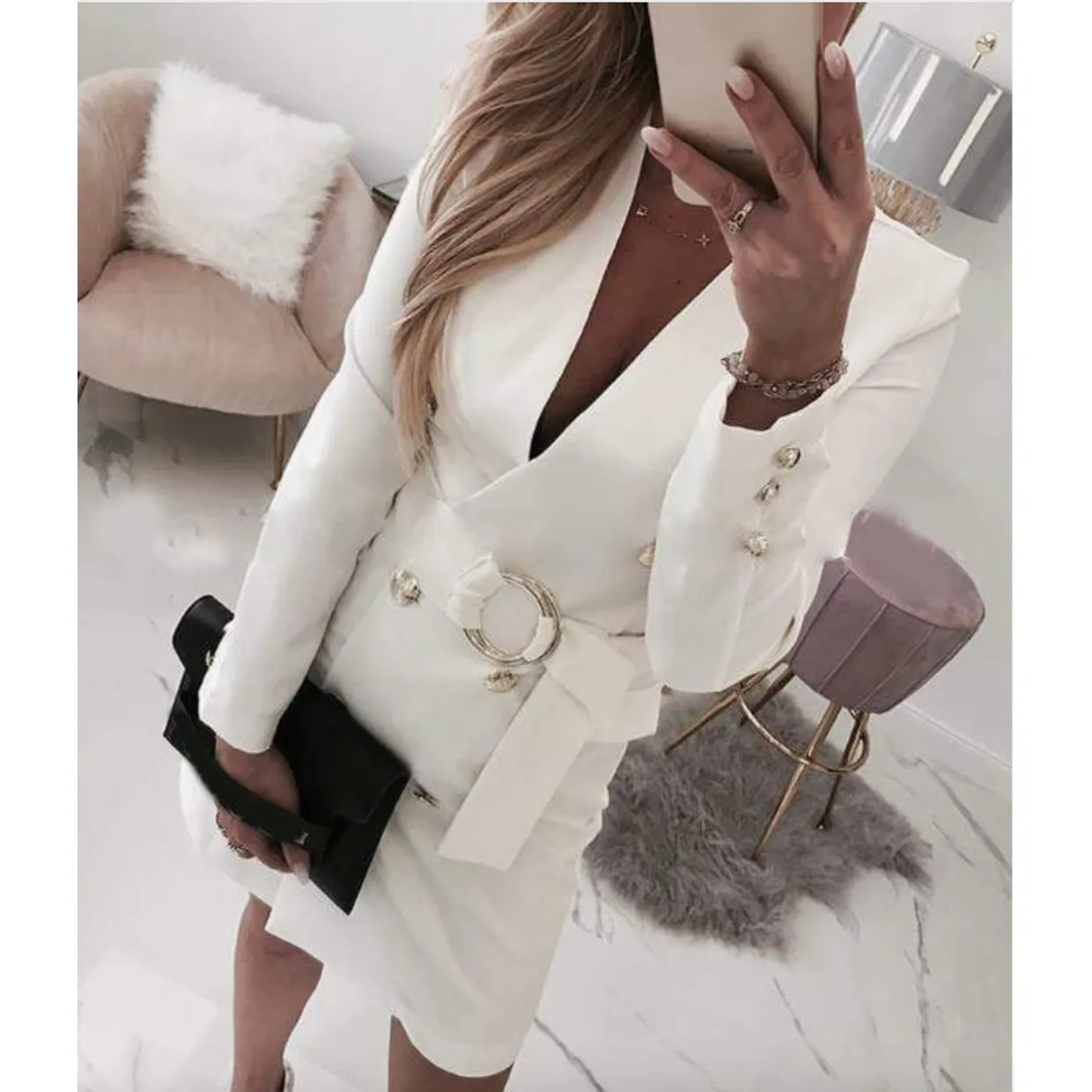 Strictly Business Retro Mini Dress