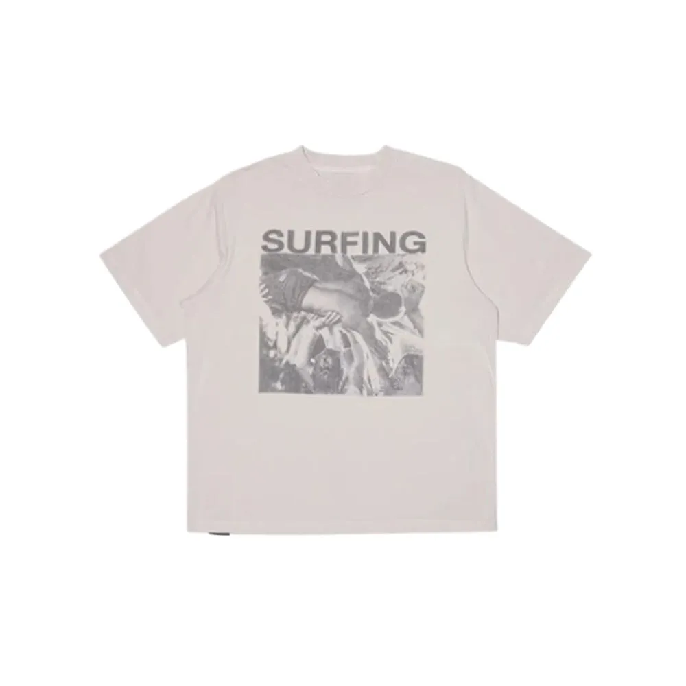 Surfing Boxy Tee (Bone)