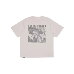 Surfing Boxy Tee (Bone)