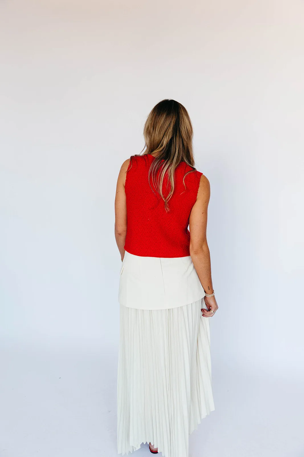 Tamia Asymmetric Skirt - Ivory