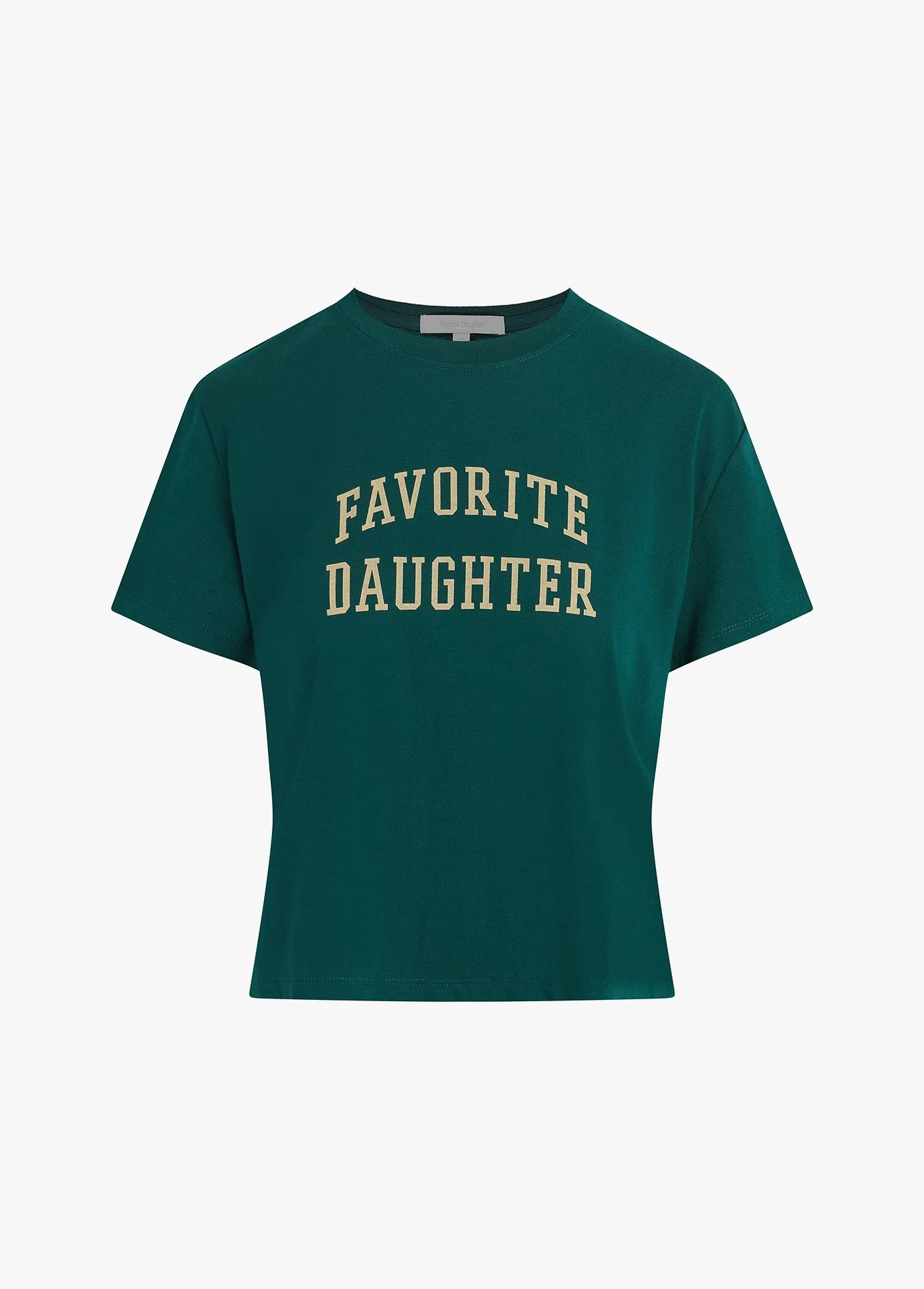 THE CROPPED COLLEGIATE TEE
