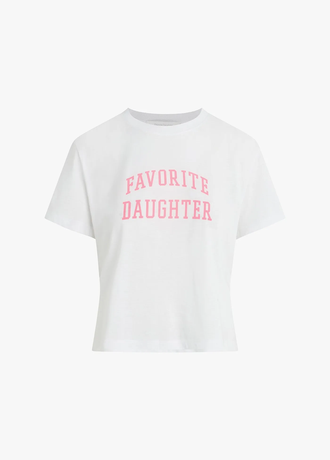 THE CROPPED COLLEGIATE TEE