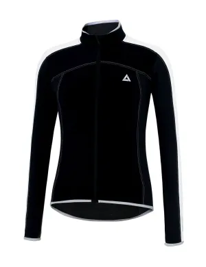 Thermo Fahrradtrikot Langarm Pro Line Schwarz-Weiß Setprodukt
