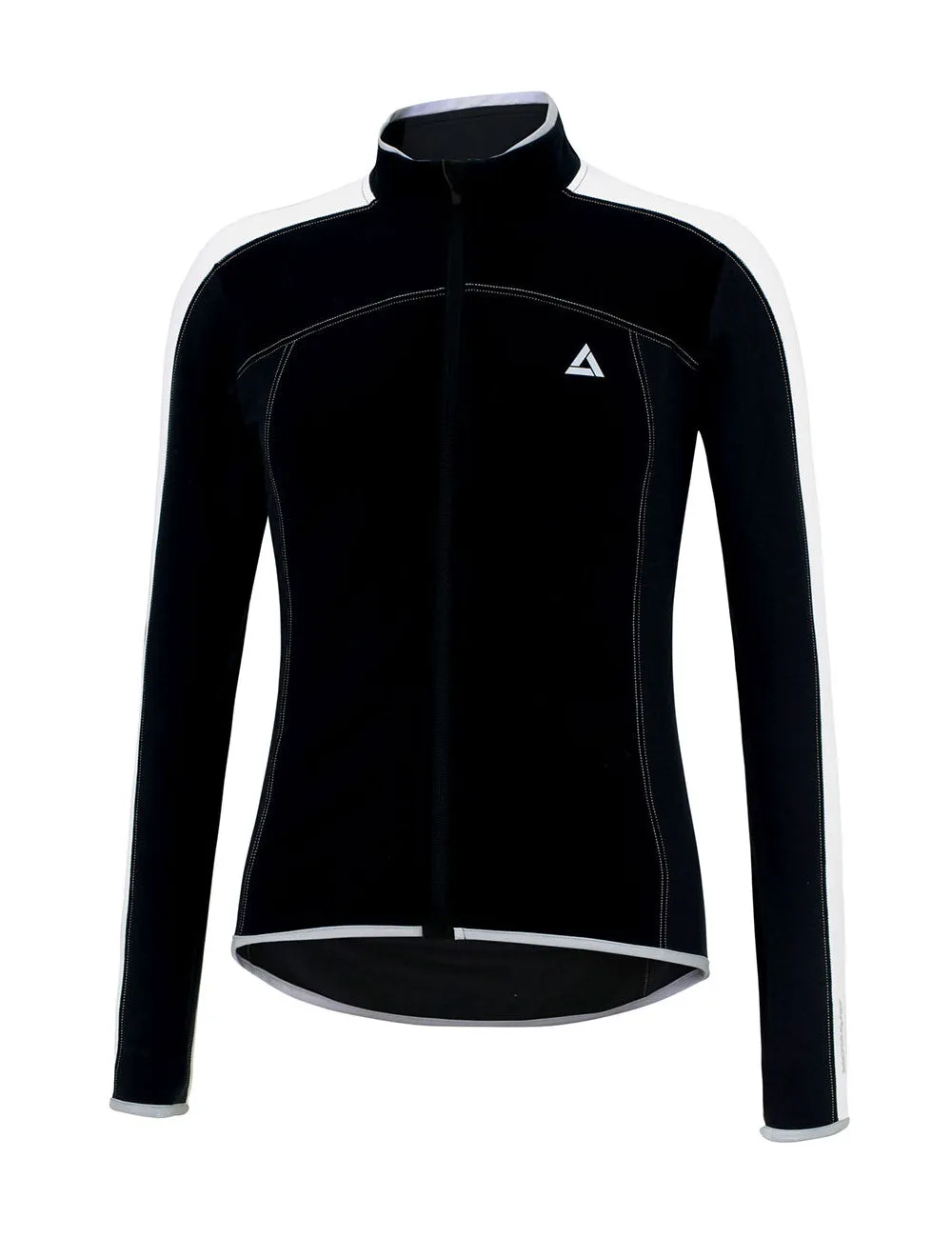 Thermo Fahrradtrikot Langarm Pro Line Schwarz-Weiß Setprodukt