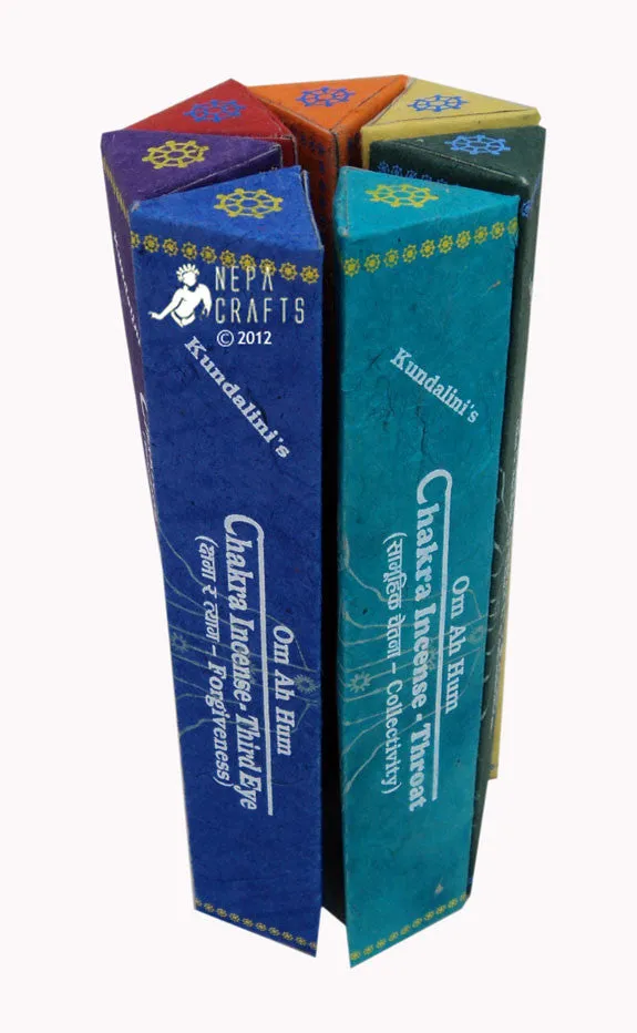 Tibetan Seven Chakra Incense Sticks