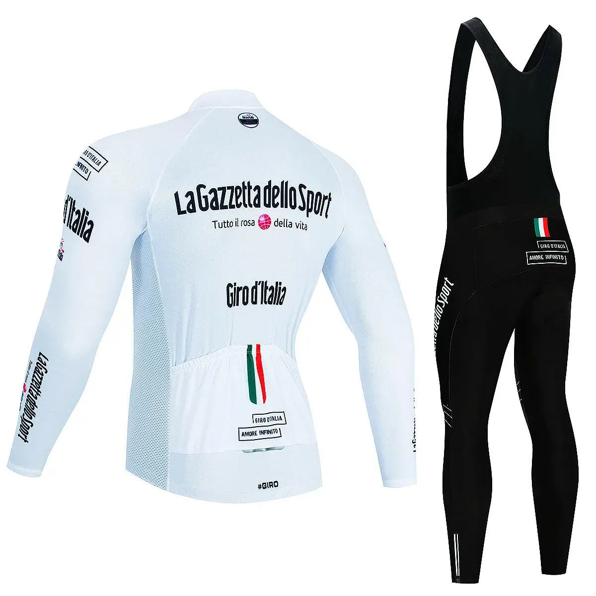 Tour De Giro D'ITAL Autumn Cycling Jersey Set Long Sleeve Bicycle Sportwear Suit Road Bike Clothing Mtb Ropa Ciclismo Uniform