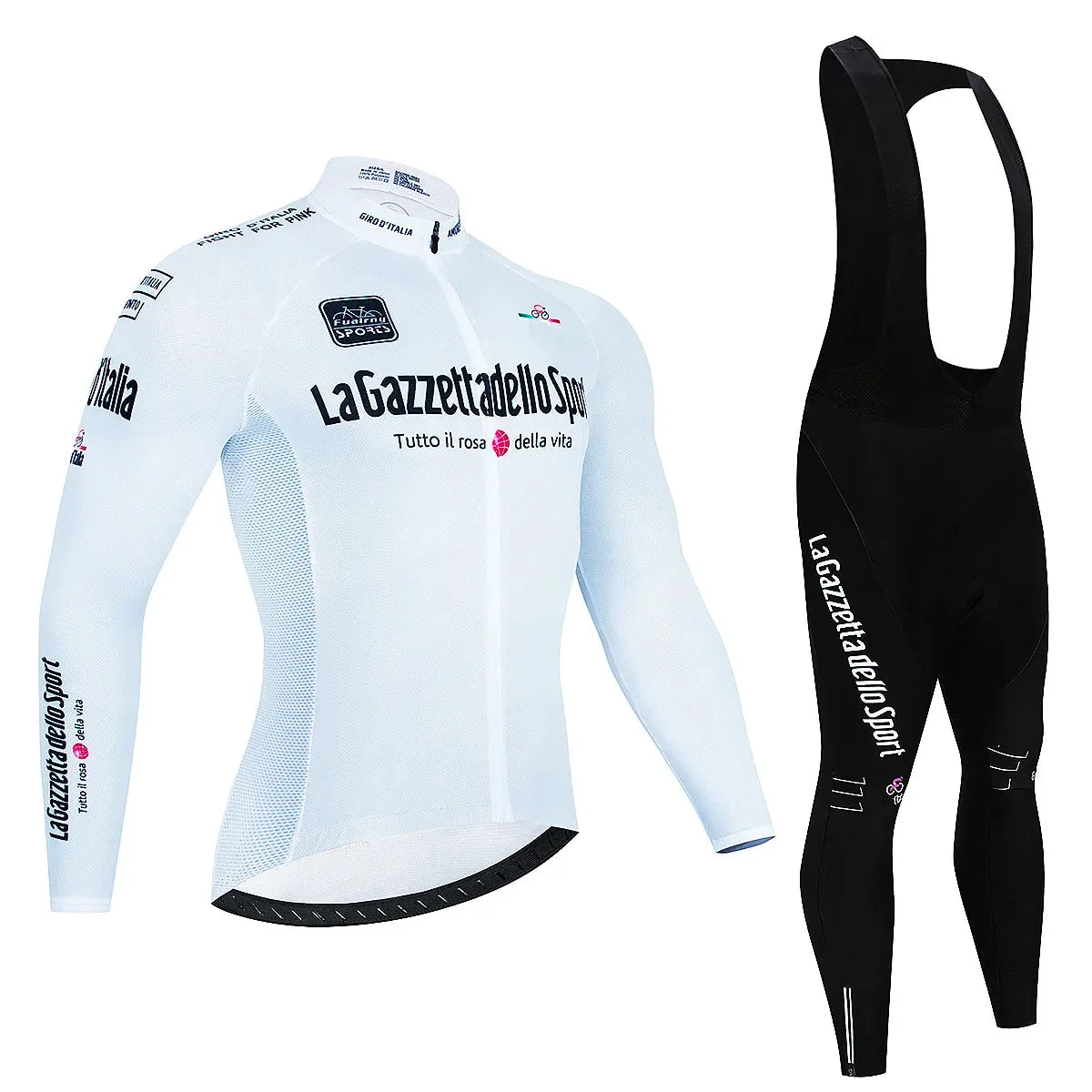 Tour De Giro D'ITAL Autumn Cycling Jersey Set Long Sleeve Bicycle Sportwear Suit Road Bike Clothing Mtb Ropa Ciclismo Uniform