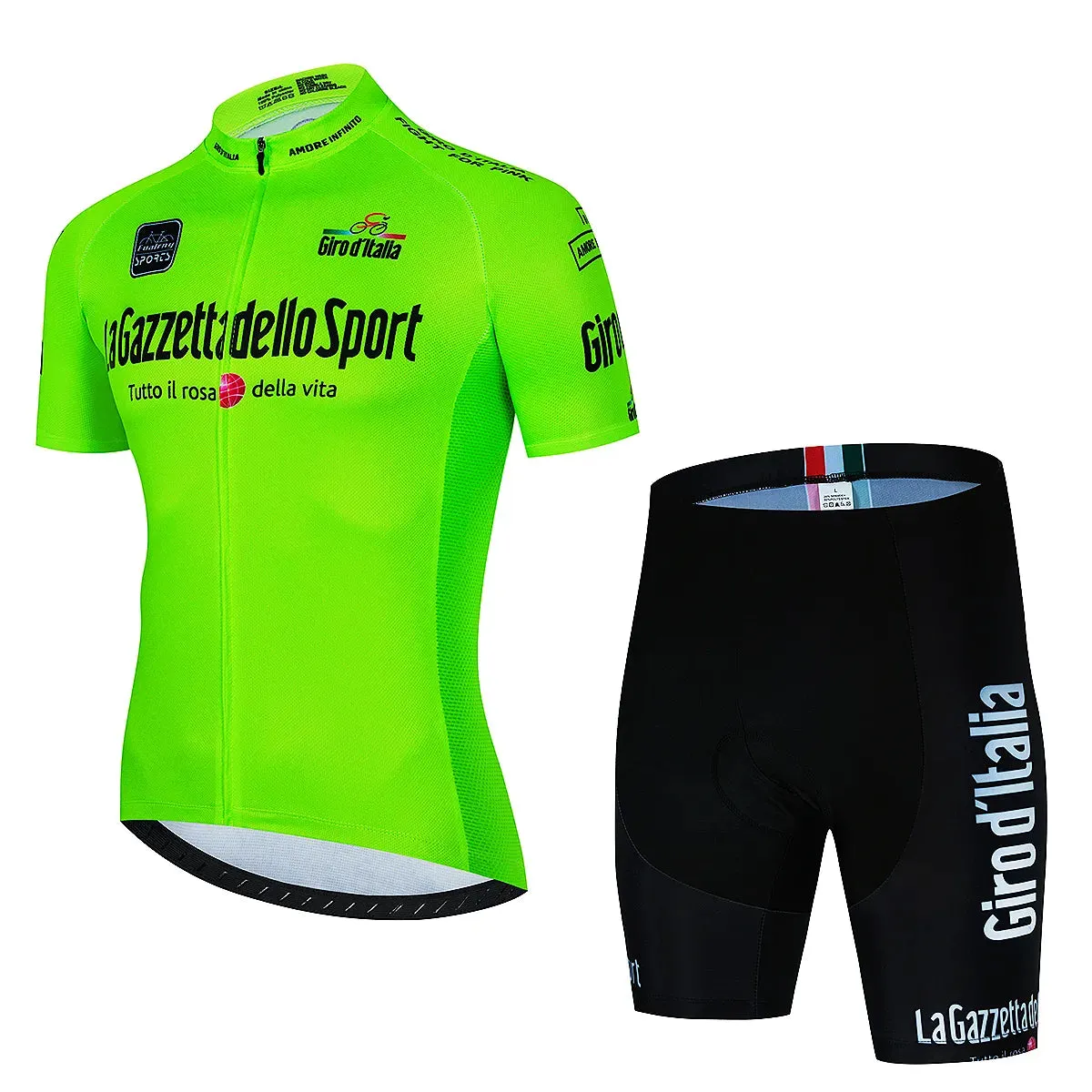 Tour Of Italy Bicycle Clothes Cycling Jersey Set Summer Road Bike Short Sleeve Cycling Clothing Men Mtb Jersey Set Sport Wear