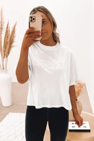 Trail Boxy Tee White