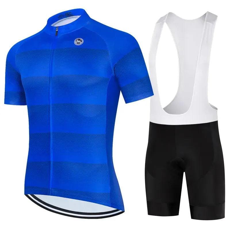 Vendull Pro Cycling Jersey Set Men Cycling Set Outdoor Sport Bike Clothes Breathable Anti-UV MTB Bicycle Clothing Wear Suit Kit
