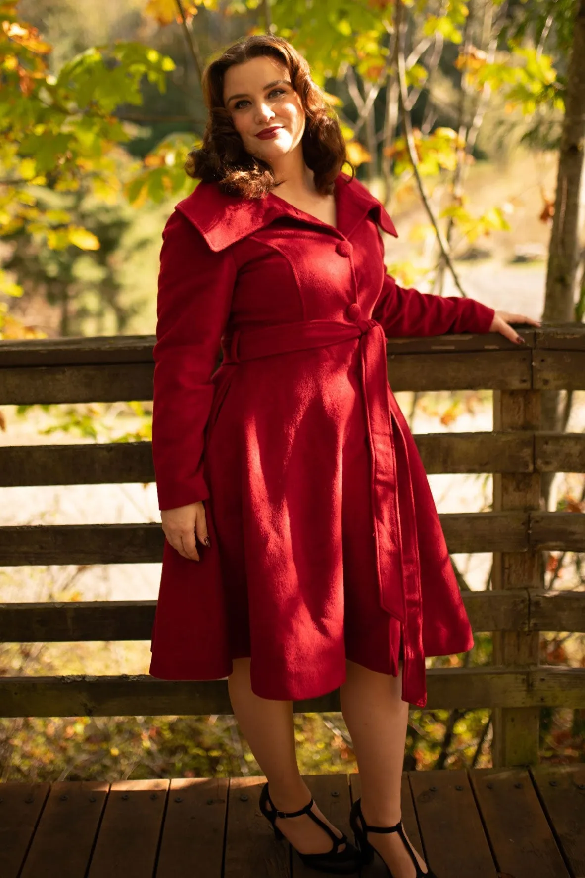 Winter Princess Wool Coat Women 3223