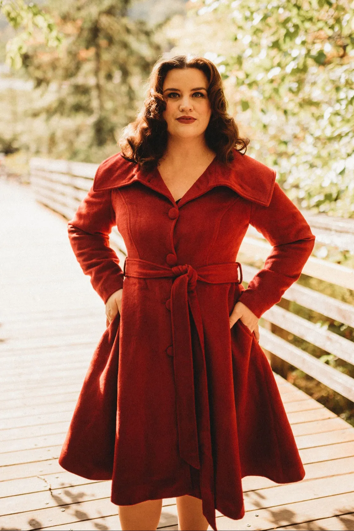 Winter Princess Wool Coat Women 3223