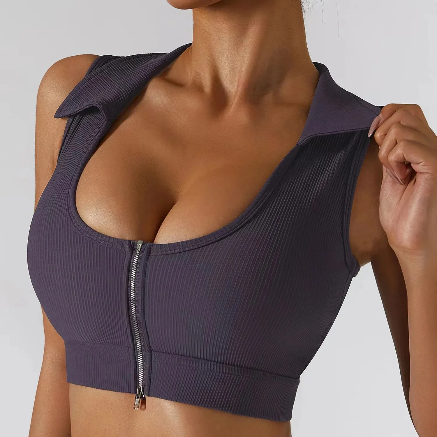 Women 4-piece Yoga Set High quality Sexy Sports Bra Tank Top High Waist Tummy Control Shorts  Leggings women workout sets
