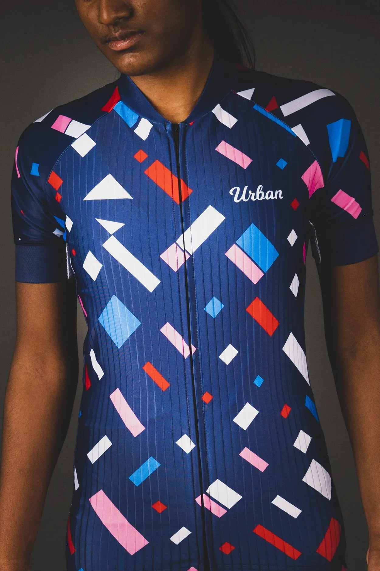 Women's Confetti Short Sleeve Jerseys / Bib Shorts