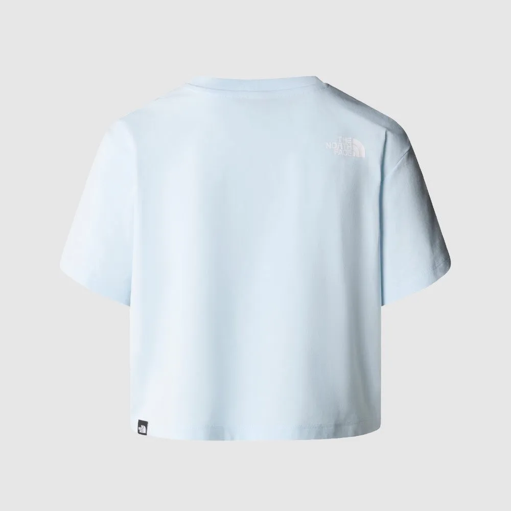WOMEN'S CROPPED SIMPLE DOME T-SHIRT