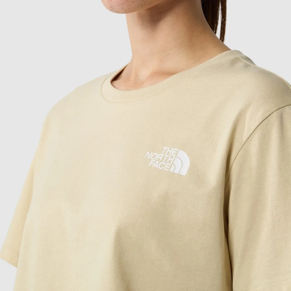 WOMEN'S CROPPED SIMPLE DOME T-SHIRT
