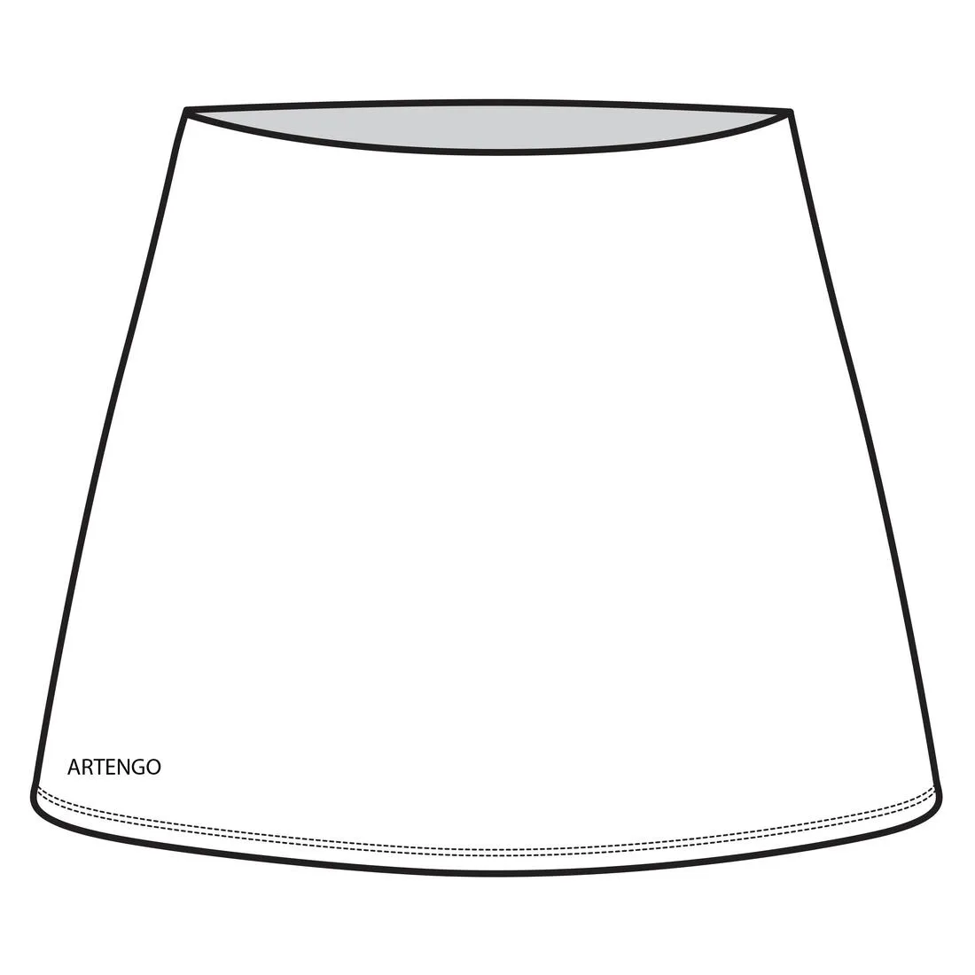 Women's Tennis Quick-Dry Skirt Essential 100